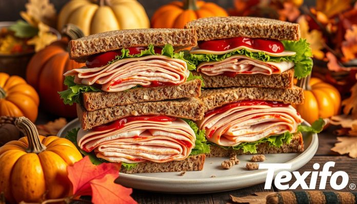 amount of turkey per person for double hearty sandwich -thanksgiving?